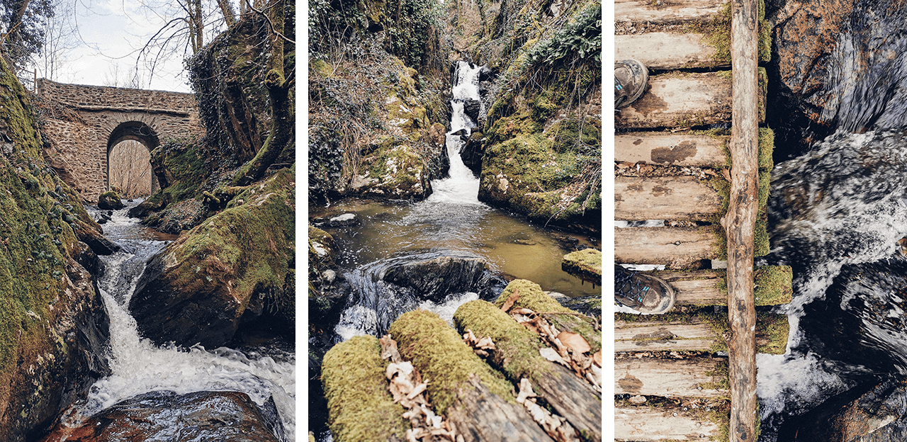 Photos des cascades de Bialet à Saint Ybard en Corrèze