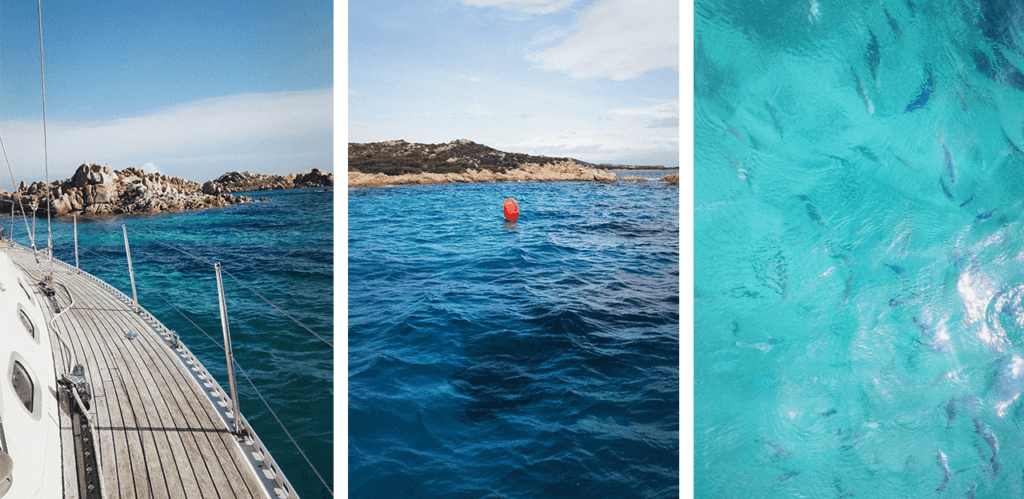 Balade en bateau dans l'archipel de la Maddalena