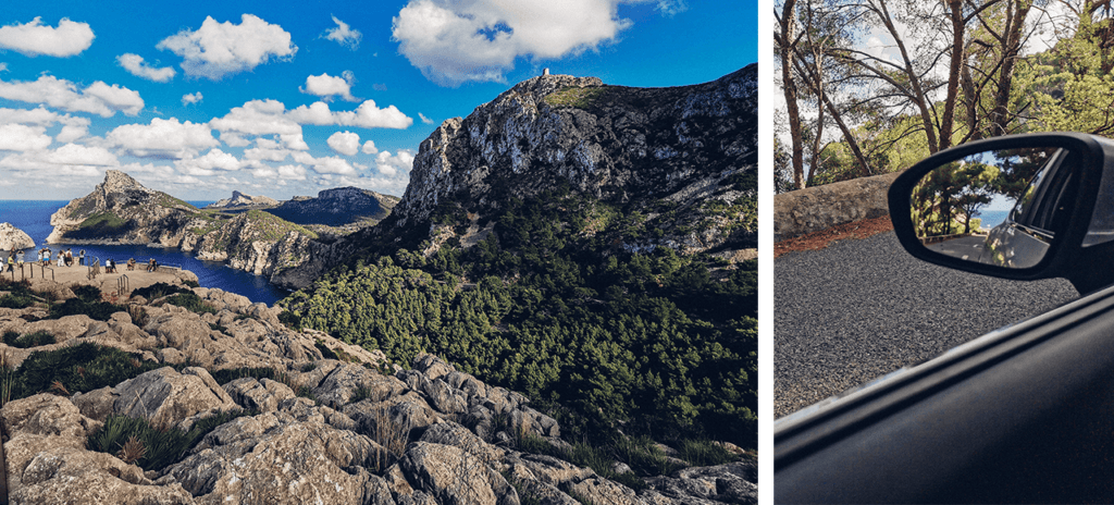 Photographie des routes et paysages de Formentor